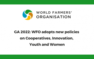 GA 2022 WFO adopts an official position on Cooperatives, Innovation, Youth and Women