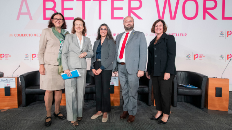 WFO SG Andrea Porro at the WTO Public Forum High-level panel