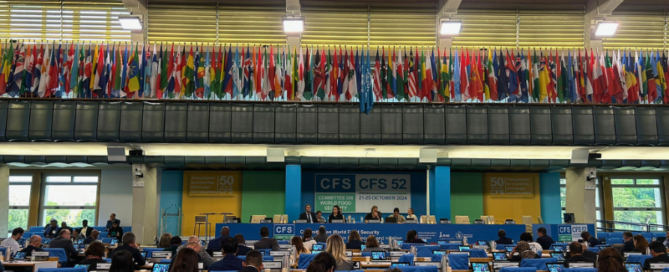 WFO at the Committee on World Food Security (CFS