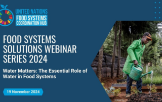 WFO representative Tamisha Lee brings the farmers' perspective to the webinar "Water Matters: The Essential Role of Water in Food Systems"