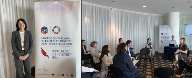 WFO at UNDRR’s Europe & Central Asia Regional Platform