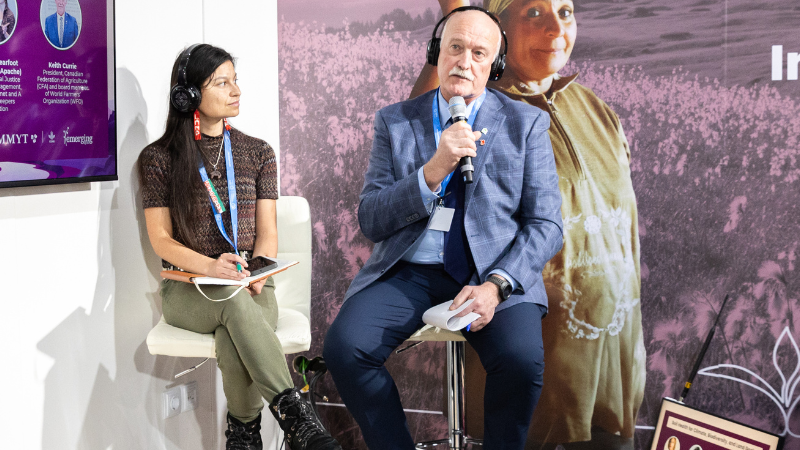 WFO Board Member Keith Currie at the COP 29 event “Enhancing Soil Health for Climate Action, Biodiversity Conservation, and Food and Nutrition Security: A Cross-Sectoral Approach”