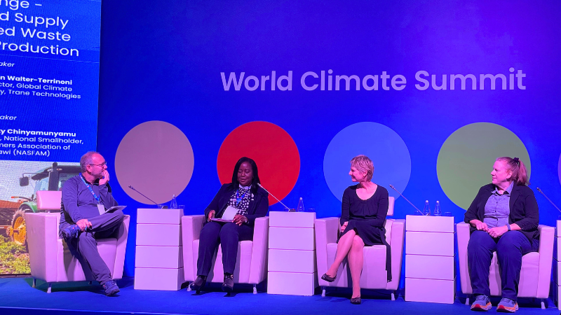 Betty Chinyamunyamu (NASFAM) at the 'World Climate Summit'